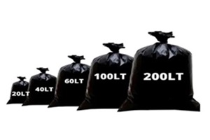 Saco de Lixo Preto Reciclado